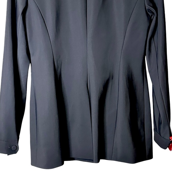 Ameliora The Carmen Silk Lined Mandarin Collar Jacket NWT See Button Size‎ 6 - Picture 9 of 13